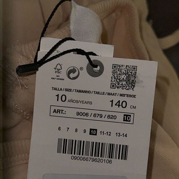 ZARA Kids | Pink | PLAIN PLUSH JUMPSUIT - Picture 6 of 6